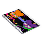 orangey u. lila Spezialität *smacked* Notizbuch Notizblock (Rechte Seite)