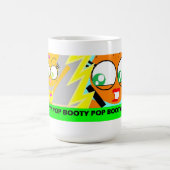 orangey u. Mango-Hintern-Pop-Tasse Kaffeetasse (Mittel)