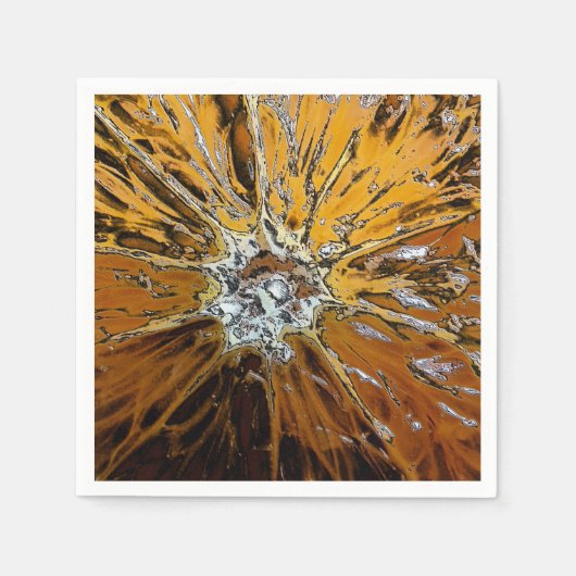 ORANGIEN SERVIETTE (Vorderseite)