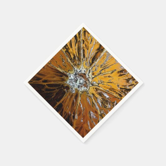 ORANGIEN SERVIETTE (Ecke)