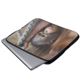 OrangUtan 002 Laptopschutzhülle (Vorne Knopf)