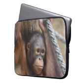 OrangUtan 002 Laptopschutzhülle (Vorderseite Links)
