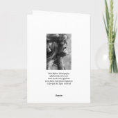 Orangutan#8-Greeting Karte (Rückseite)