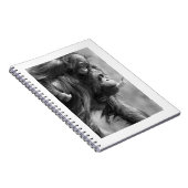Orangutan#8-Notebook Notizblock (Rechte Seite)