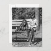 Orangutan and Boy - Nationalzoo Postkarte (Vorne/Hinten)