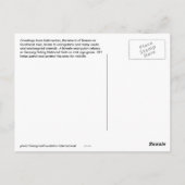 Orangutan Animal Borneo Postkarte (Rückseite)