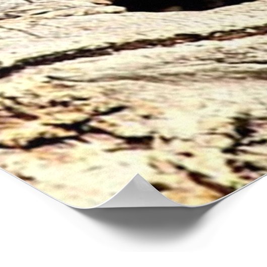 Orangutan Ape Monkey Artwork Foto Poster (Ecke)