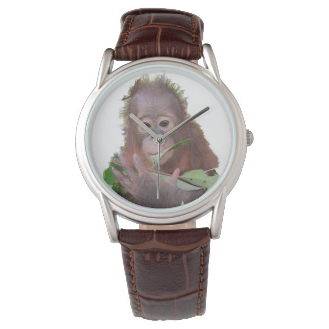 Orangutan Armbanduhr (Vorderseite)