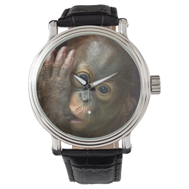 Orangutan Armbanduhr (Vorderseite)