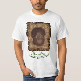 Orangutan Baby Face Wildlife-support-T - Shirt