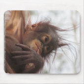 Orangutan Baby Mousepad (Vorne)