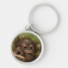 Orangutan Baby Schlüsselanhänger