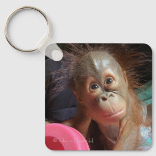 Orangutan Baby Schlüsselanhänger