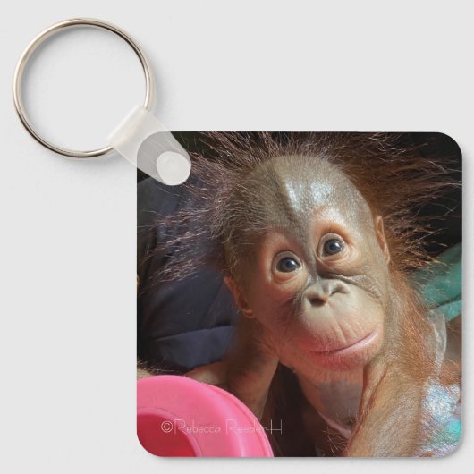 Orangutan Baby Schlüsselanhänger (Vorderseite)