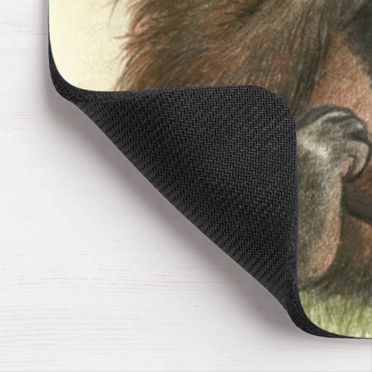 Orangutan Baby With Leaves Mousepad (Ecke)