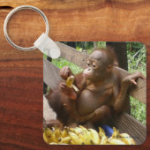 Orangutan Babys Schlüsselanhänger (Vorderseite)