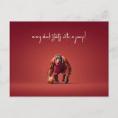 Orangutan Basketball-Spieler Postkarte (Vorderseite)