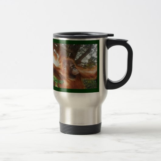 Orangutan & Borneo Jungle Tasse zur Unterstützung (Rechts)