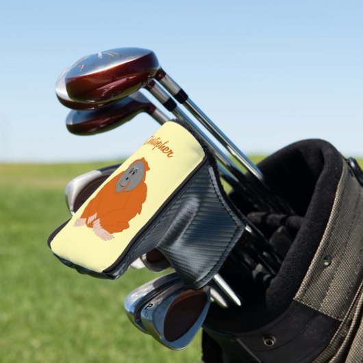 Orangutan Design Golf Headcover (In Situ)