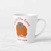 Orangutan Design Personalisiert Milchtasse (Rechts)
