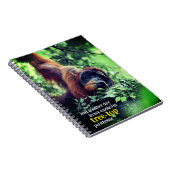 Orangutan entspannend in Baum Notizblock (Rechte Seite)