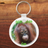 Orangutan Fan Schlüsselanhänger (Vorderseite)