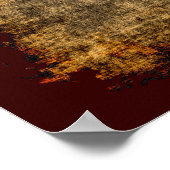 Orangutan gefährdete Wildtiere Dekret Poster (Ecke)