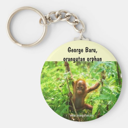 Orangutan George Schlüsselanhänger (Vorne)
