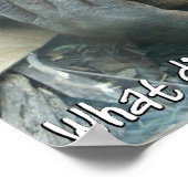 Orangutan Hangover Poster (Ecke)