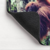 Orangutan hängt in Baum Mousepad (Ecke)