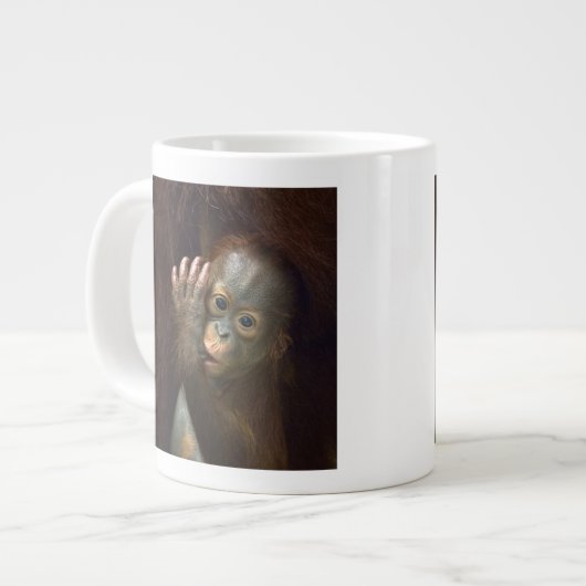 Orangutan Jumbo-Tasse (Vorderseite Links)