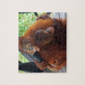 Orangutan Jungle Hugs Puzzle (Vertikal)