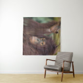 Orangutan Kayan Wandteppich (Beispiel (Horizontal))
