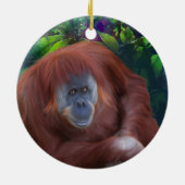 Orangutan Keramikornament (Hinten)