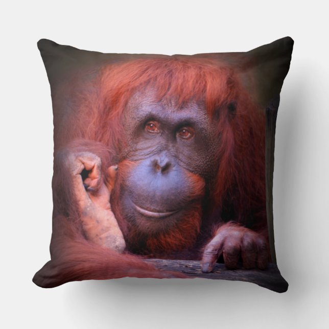 Orangutan Kissen (Vorderseite)
