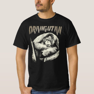 Orangutan kühlt aus. Cooles Orangutan. T-Shirt