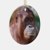 Orangutan Lady Keramikornament (Rechts)