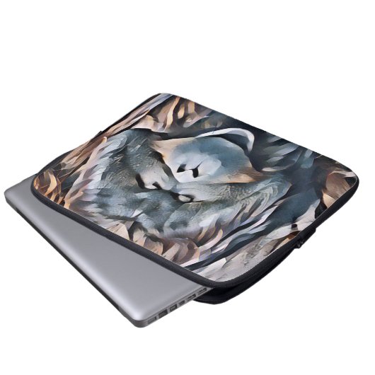 ORANGUTAN LAPTOPSCHUTZHÜLLE (Vorne Knopf)