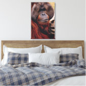 Orangutan Leinwanddruck (Insitu (Schlafzimmer))