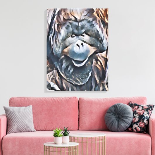 ORANGUTAN LEINWANDDRUCK (Insitu (Wohnzimmer))