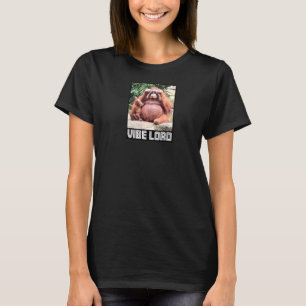 Orangutan mit Sonnenbrille Vibe Meme T-Shirt