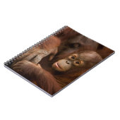 Orangutan Mother and Baby at the Zoo Notizblock (Linke Seite)