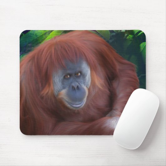 Orangutan Mouse Pad Mousepad (Mit Mouse)