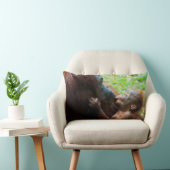 Orangutan Mutter und Kind Lendenkissen (Stuhl )