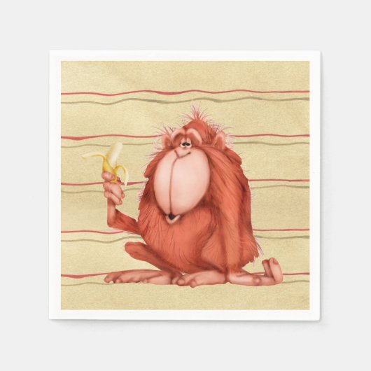Orangutan - Napkins Serviette (Vorderseite)