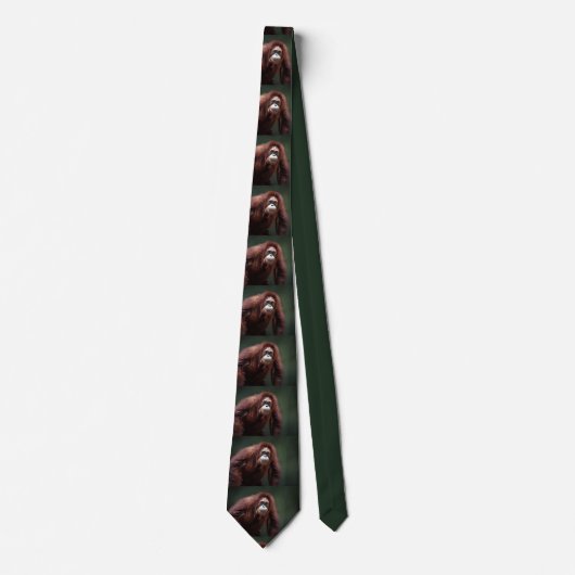 Orangutan Neck Tie Krawatte (Vorderseite)