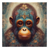 Orangutan no 2 Glossy Poster (Vorderseite)