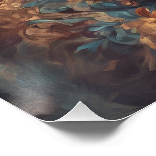 Orangutan no 2 Glossy Poster (Ecke)