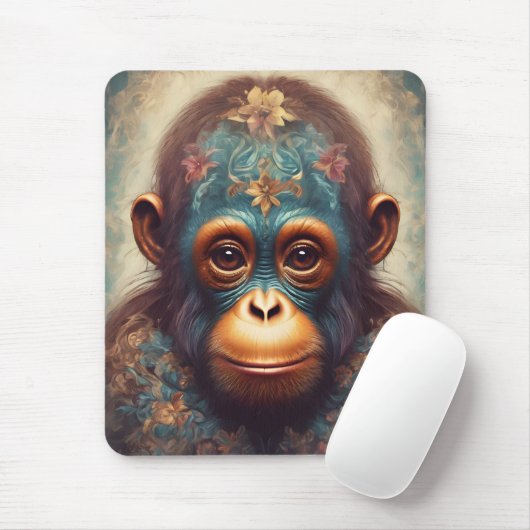 Orangutan no 2 mousepad (Mit Mouse)