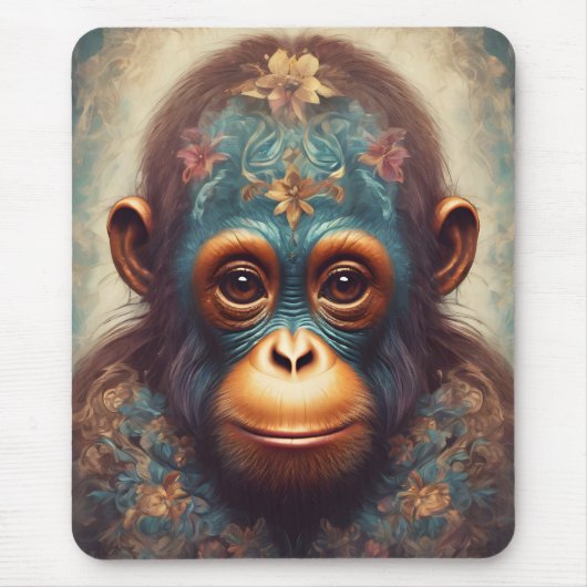 Orangutan no 2 mousepad (Vorne)